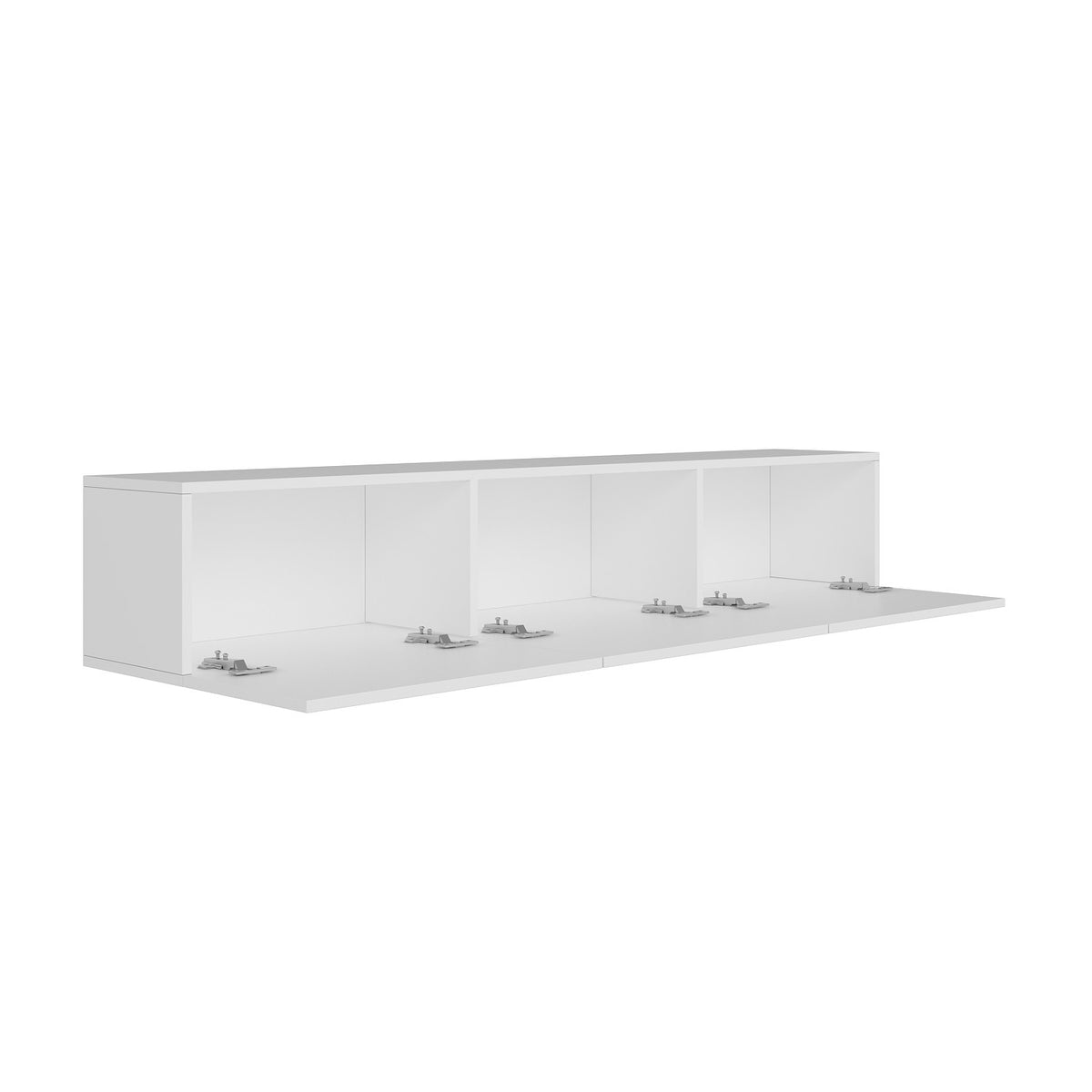 Έπιπλο Τηλεόρασης Kechria Λευκό 150x32x30 εκ. Μελαμίνης