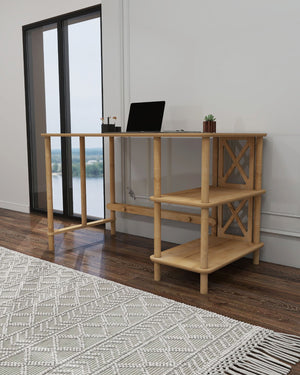 Γραφείο Antissa Δρυς 125x65x75 εκ. MDF