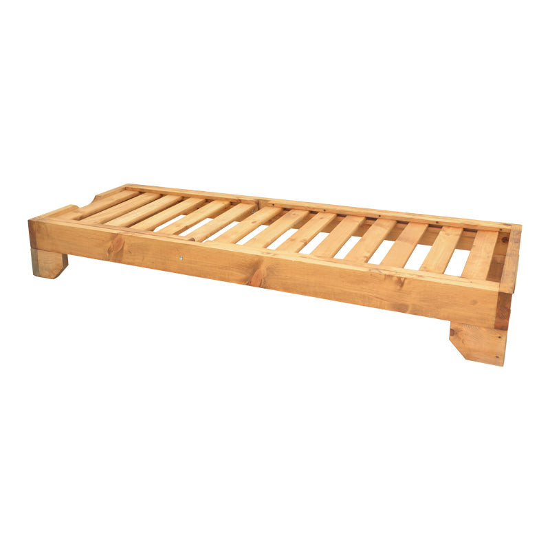 Ξαπλώστρα Zalka  L1 σε φυσική απόχρωση 66x197x28εκ - Pakobazaar