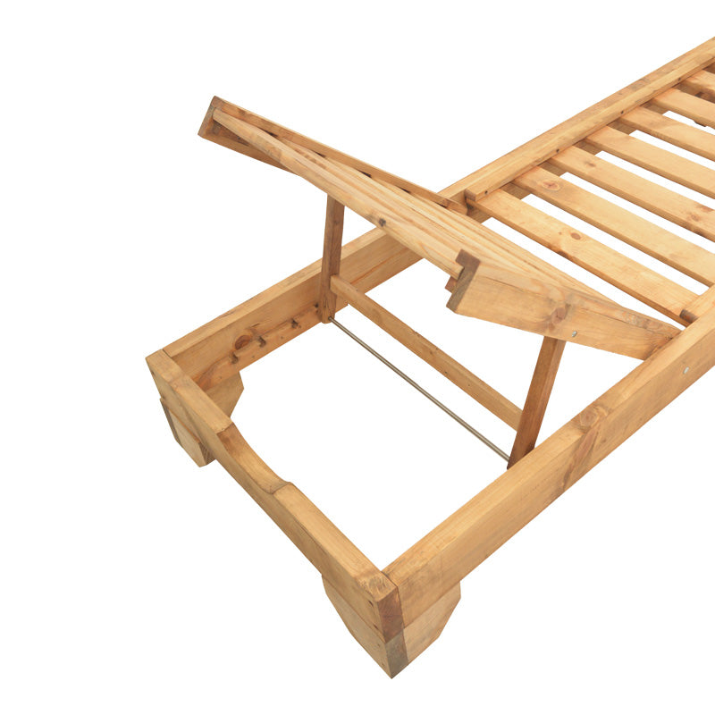 Ξαπλώστρα Zalka  L1 σε φυσική απόχρωση 66x197x28εκ - Pakobazaar
