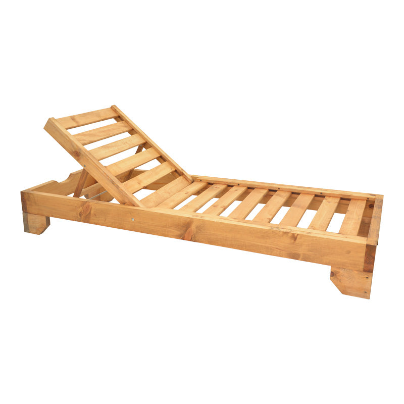 Ξαπλώστρα Zalka  L1 σε φυσική απόχρωση 66x197x28εκ - Pakobazaar