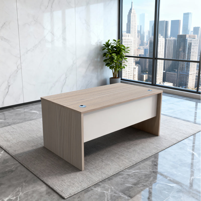 Γραφείο εργασίας Armadi  sonoma-λευκό 150x75x75εκ - Pakobazaar