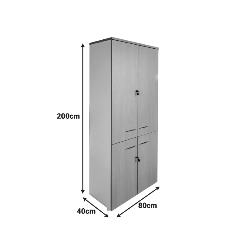 Ντουλάπα γραφείου Armadi  sonoma-λευκό 80x40x200εκ - Pakobazaar