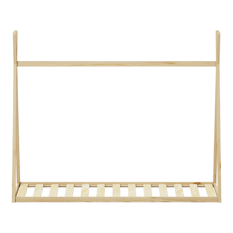 Παιδικό κρεβάτι Lilly τ. Montessori  ξύλο πεύκου σε φυσική απόχρωση 90x190εκ - Image 4