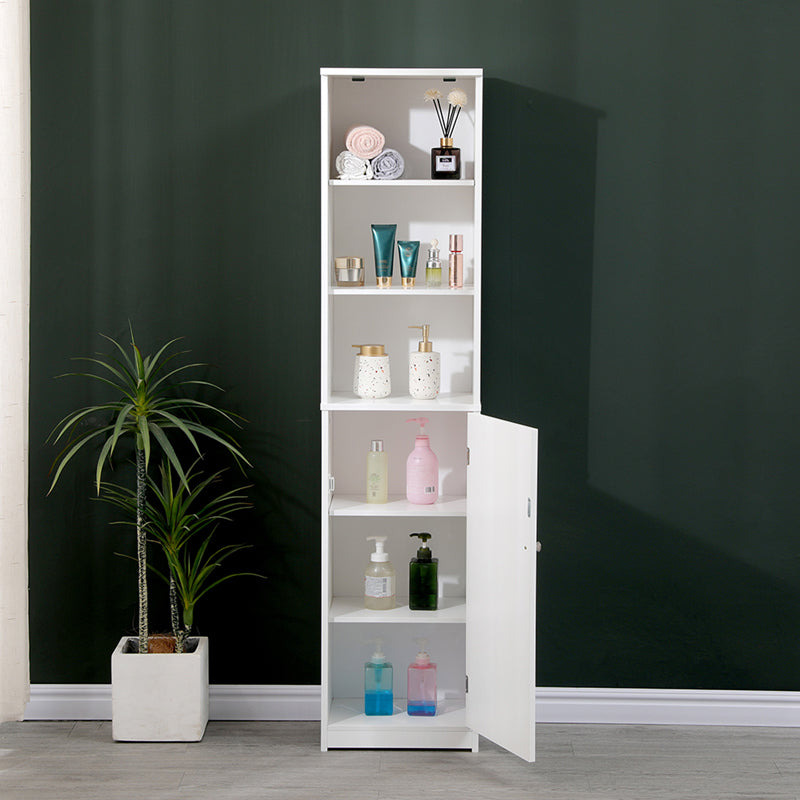 Ντουλάπι-στήλη Desilia  mdf λευκό 37x30x160εκ