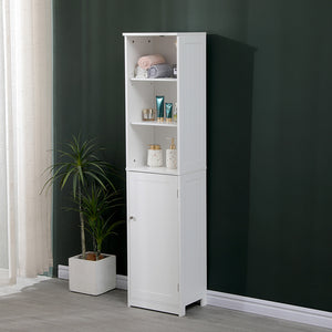Ντουλάπι-στήλη Desilia  mdf λευκό 37x30x160εκ - Pakobazaar