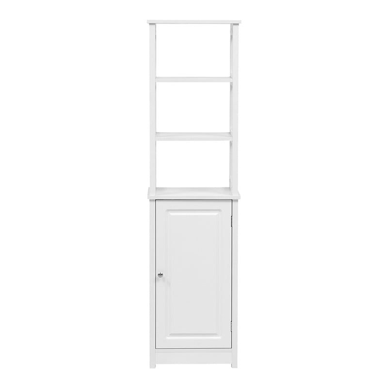 Ντουλάπι-στήλη Larben  mdf λευκό 40x33x150εκ