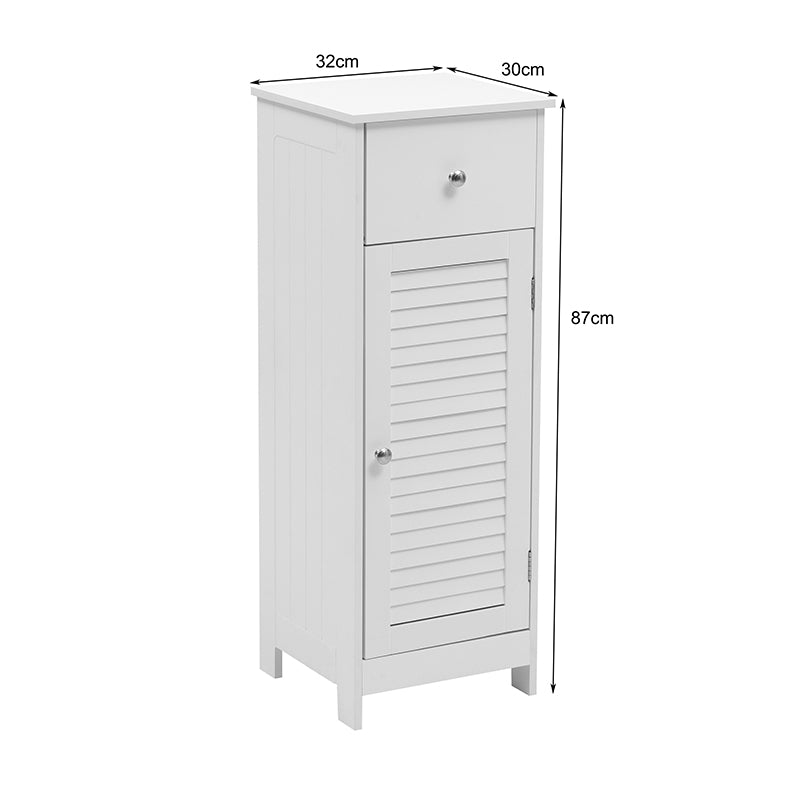 Ντουλάπι-στήλη Chesy  mdf λευκό 32x30x87εκ