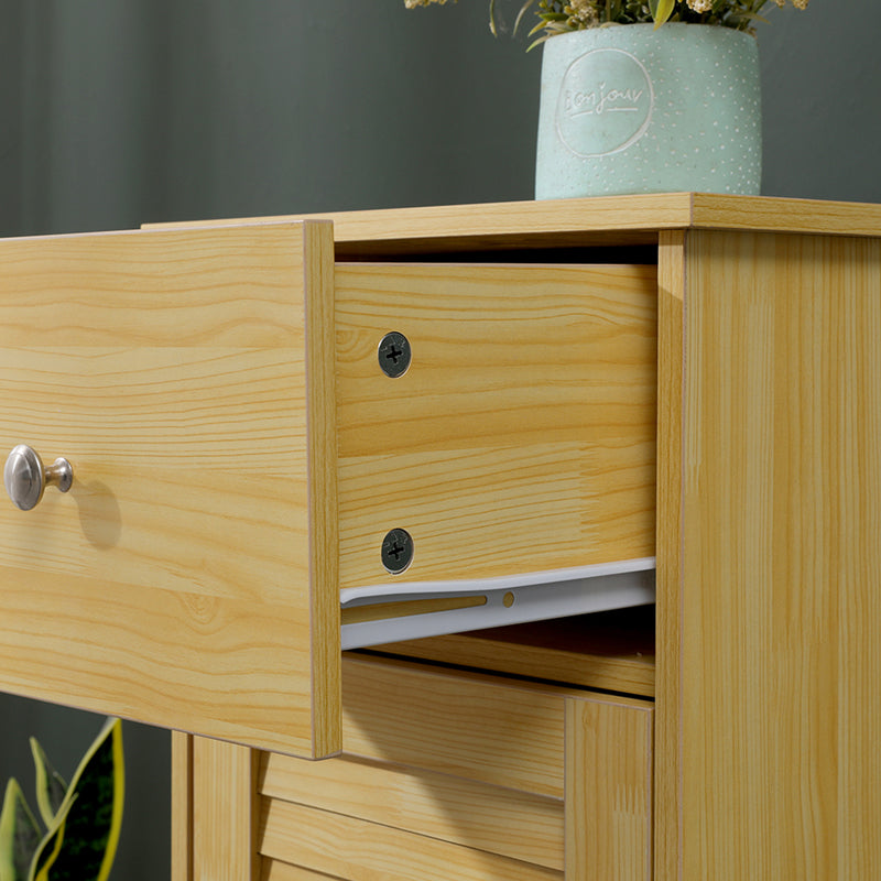 Ντουλάπι-στήλη Chesy  mdf σε φυσική απόχρωση 32x30x87εκ