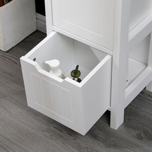 Ντουλάπι-στήλη Kelby  mdf λευκό 30x30x144εκ - Pakobazaar