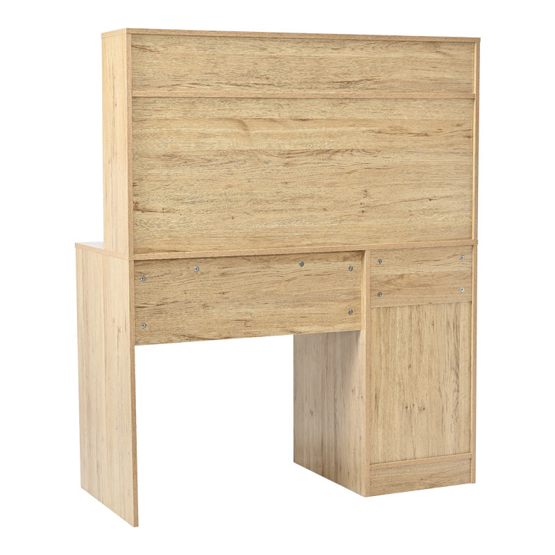 Γραφείο εργασίας Secreta  με ράφι σε oak απόχρωση 110x50x135εκ - Pakobazaar