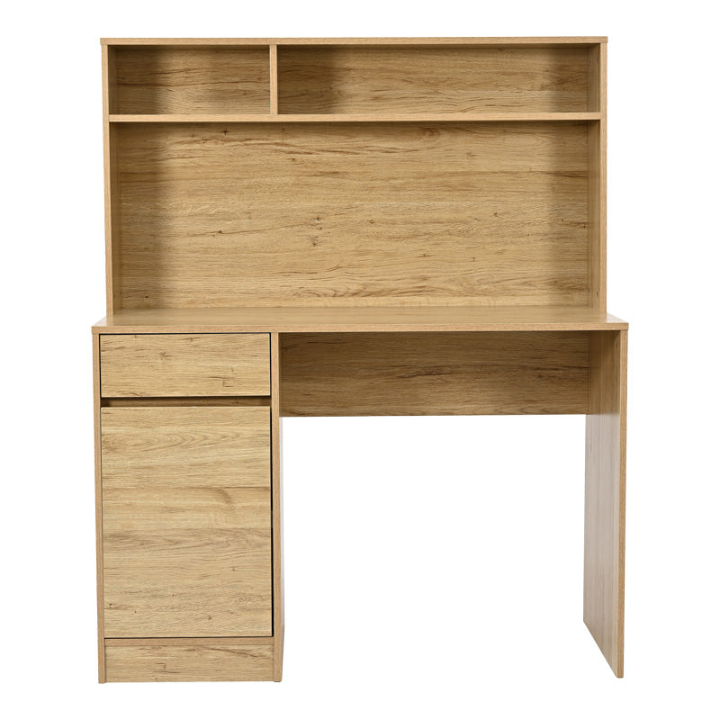 Γραφείο εργασίας Secreta  με ράφι σε oak απόχρωση 110x50x135εκ - Pakobazaar