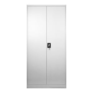 Μεταλλική ντουλάπα Ugren  ανοιχτό γκρι 90x40x180εκ - Pakobazaar