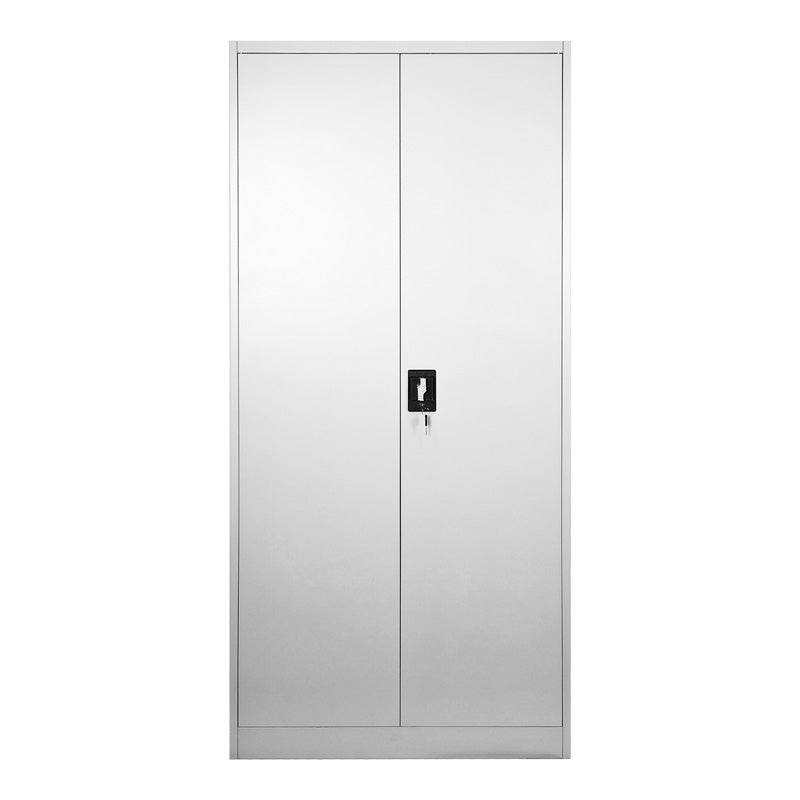 Μεταλλική ντουλάπα Ugren  ανοιχτό γκρι 90x40x180εκ - Pakobazaar