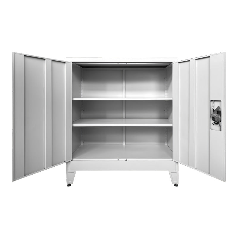 Μεταλλικό ντουλάπι Armon  ανοιχτό γκρι 90x45x100εκ - Pakobazaar