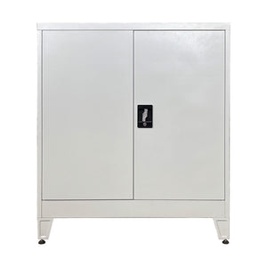 Μεταλλικό ντουλάπι Armon  ανοιχτό γκρι 90x45x100εκ - Pakobazaar