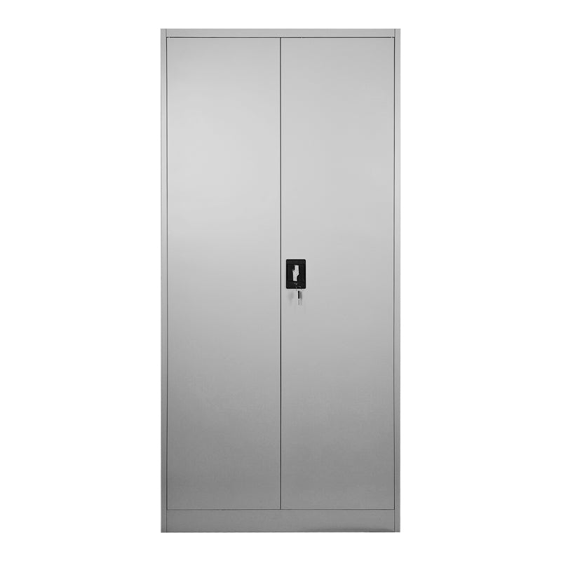 Μεταλλική ντουλάπα Ugren  σε ανοιχτό γκρι 70x40x180εκ - Pakobazaar