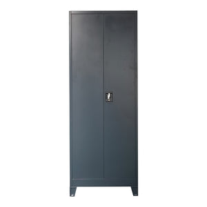 Μεταλλική ντουλάπα Ugren  ανθρακί 70x40x190εκ - Pakobazaar