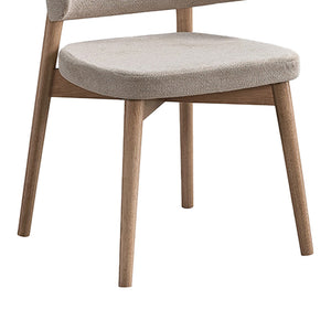 Καρέκλα Siena  rubberwood σε φυσική-μπεζ απόχρωση 48x50x81εκ - Pakobazaar