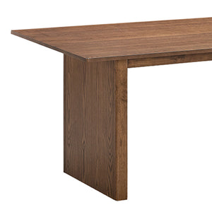 Τραπεζαρία Eleganza-Raudi  σετ 7τεμ mdf σε καρυδί-εκρού απόχρωση 180x99x75.8εκ - Pakobazaar