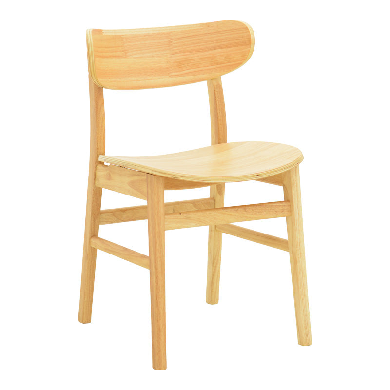 Καρέκλα Lumnia  rubberwood σε φυσική απόχρωση 46x50x76εκ - Pakobazaar