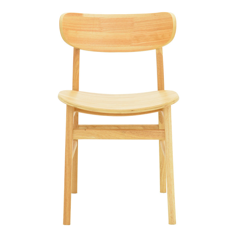 Καρέκλα Lumnia  rubberwood σε φυσική απόχρωση 46x50x76εκ - Pakobazaar