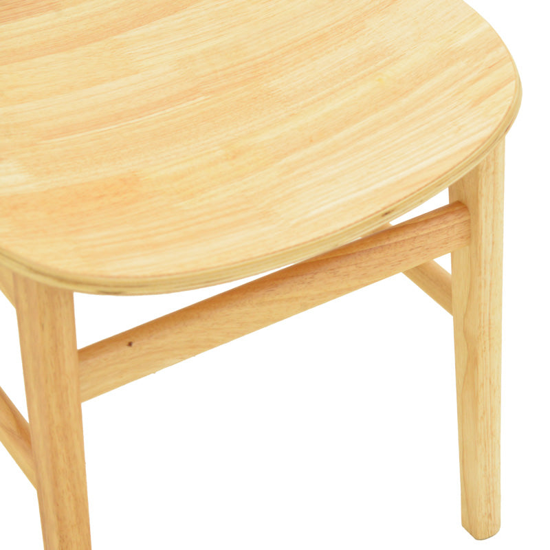 Καρέκλα Lumnia  rubberwood σε φυσική απόχρωση 46x50x76εκ - Pakobazaar