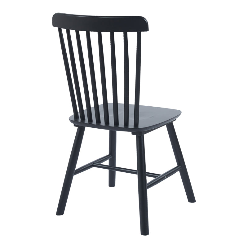 Καρέκλα Bristol  rubberwood σε μαύρη απόχρωση 45x51x86εκ - Pakobazaar