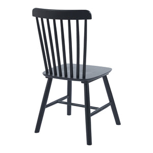 Καρέκλα Bristol  rubberwood σε μαύρη απόχρωση 45x51x86εκ - Pakobazaar