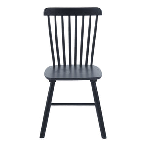 Καρέκλα Bristol  rubberwood σε μαύρη απόχρωση 45x51x86εκ - Pakobazaar