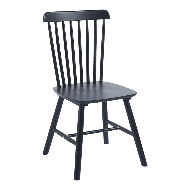 Καρέκλα Bristol  rubberwood σε μαύρη απόχρωση 45x51x86εκ - Pakobazaar