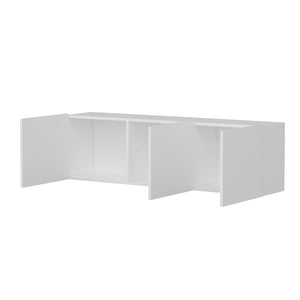 Έπιπλο Τηλεόρασης Vathypetro Με Ράφια Λευκό 150x31x44 εκ. Μελαμίνης