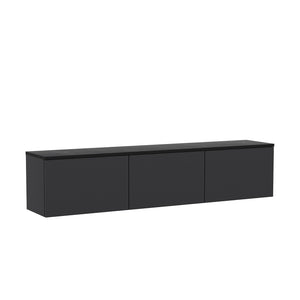 Έπιπλο Τηλεόρασης Kamilari Με Ράφια Ανθρακί 160x32x35 εκ. Μελαμίνης