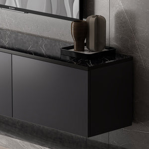 Έπιπλο Τηλεόρασης Sarakiniko Με Ράφια Ανθρακί 160x32x35 εκ. Μελαμίνης