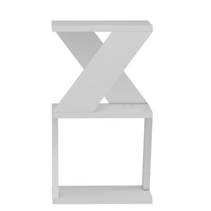 Βοηθητικό Τραπεζάκι Drama Λευκό 30x30x50 εκ. Μελαμίνης