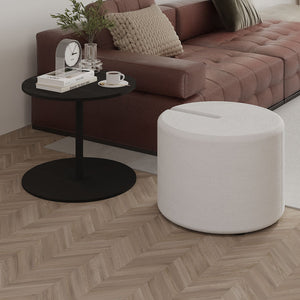 Βοηθητικά Τραπεζάκια Σετ Abram Μαύρο 43x43x47 εκ.