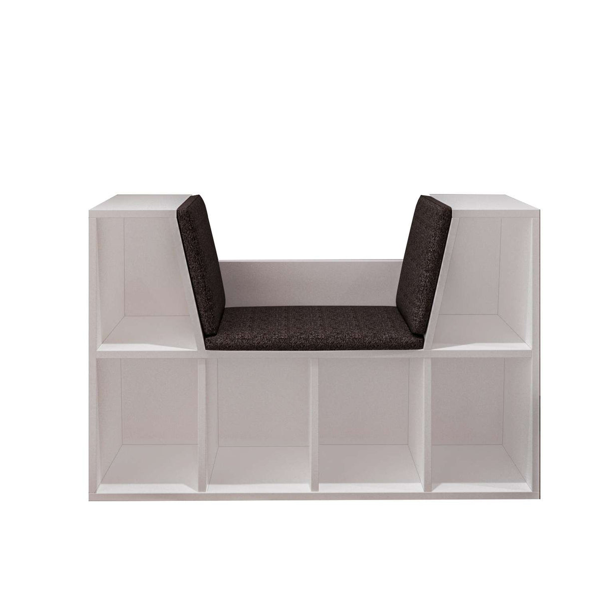 Βιβλιοθήκη Anogia Λευκό 103x30x63 εκ. Μελαμίνης