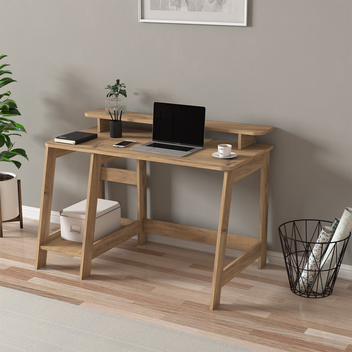 Γραφείο Syvros Δρυς 120x60x73 εκ. Μελαμίνης