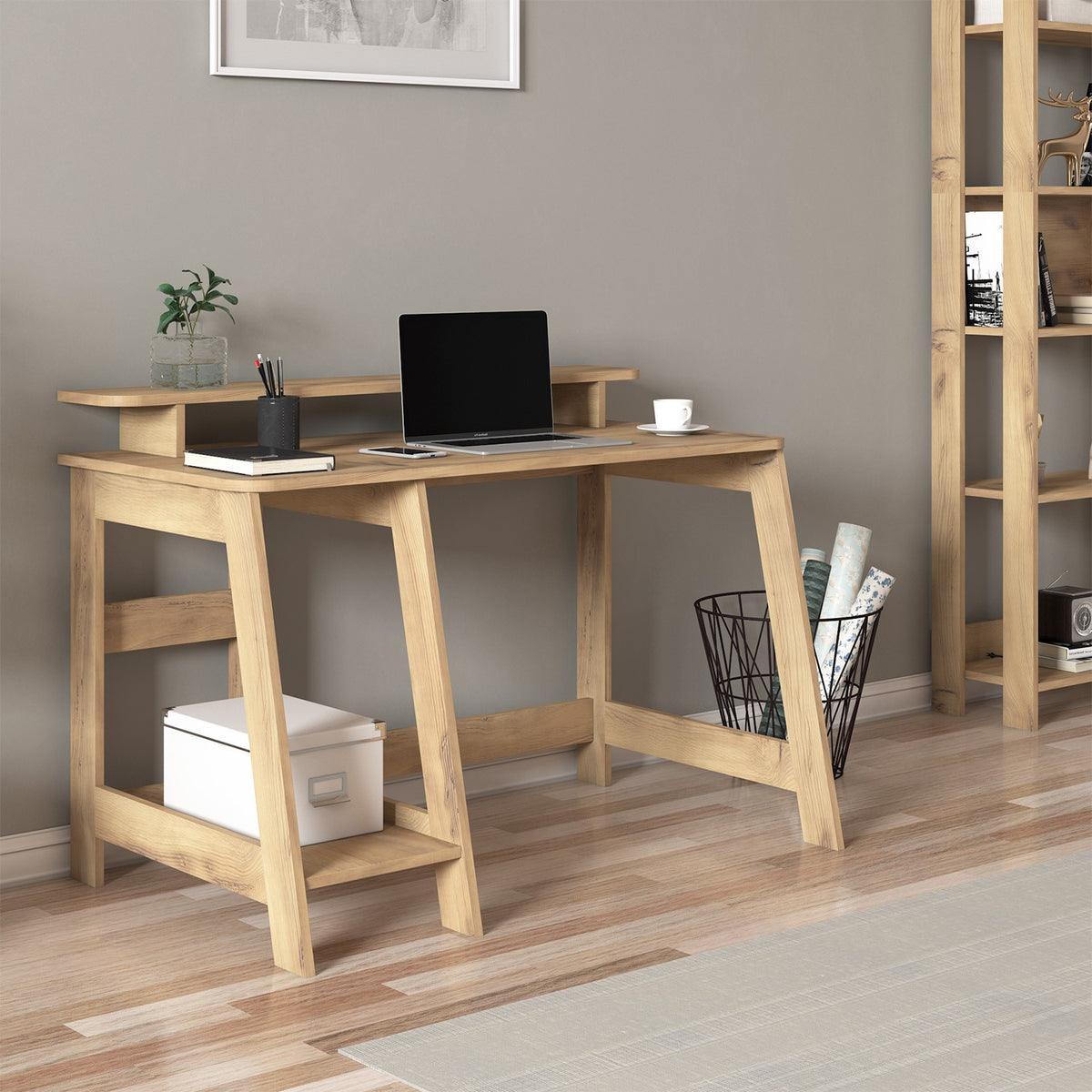 Γραφείο Syvros Δρυς 120x60x73 εκ. Μελαμίνης