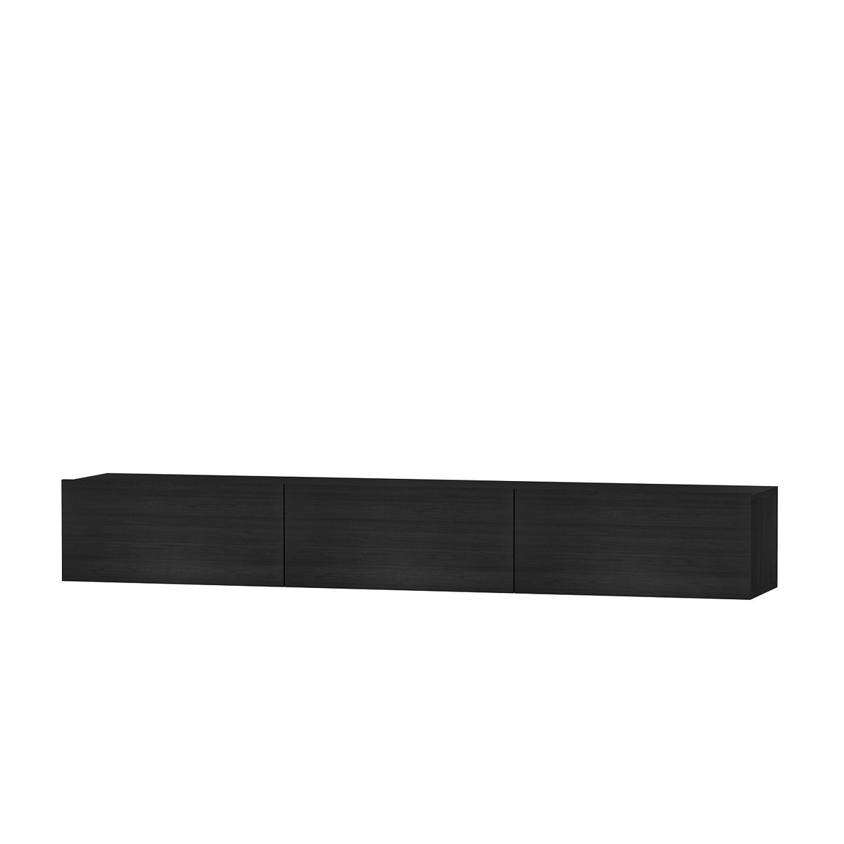 Έπιπλο Τηλεόρασης Narkissos Μαύρο 180x31.4x26 εκ. Μελαμίνης