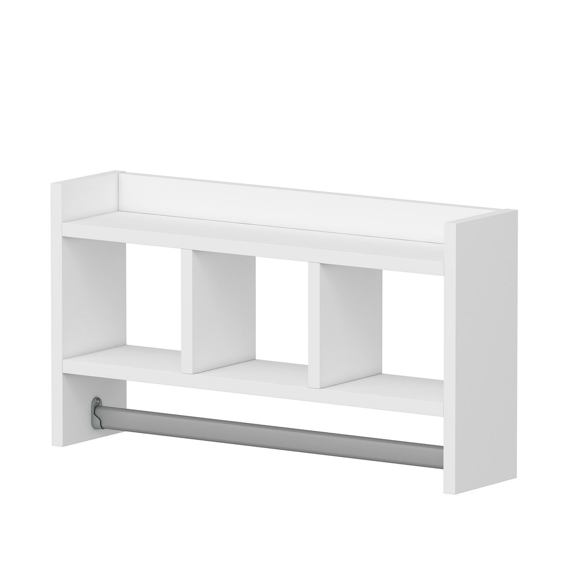 Ράφι Τοίχου Zemeno Λευκό 63.6x14.6x35 εκ. Μελαμίνης