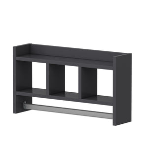 Ράφι Τοίχου Zemeno Ανθρακί 63.6x14.6x35 εκ. Μελαμίνης