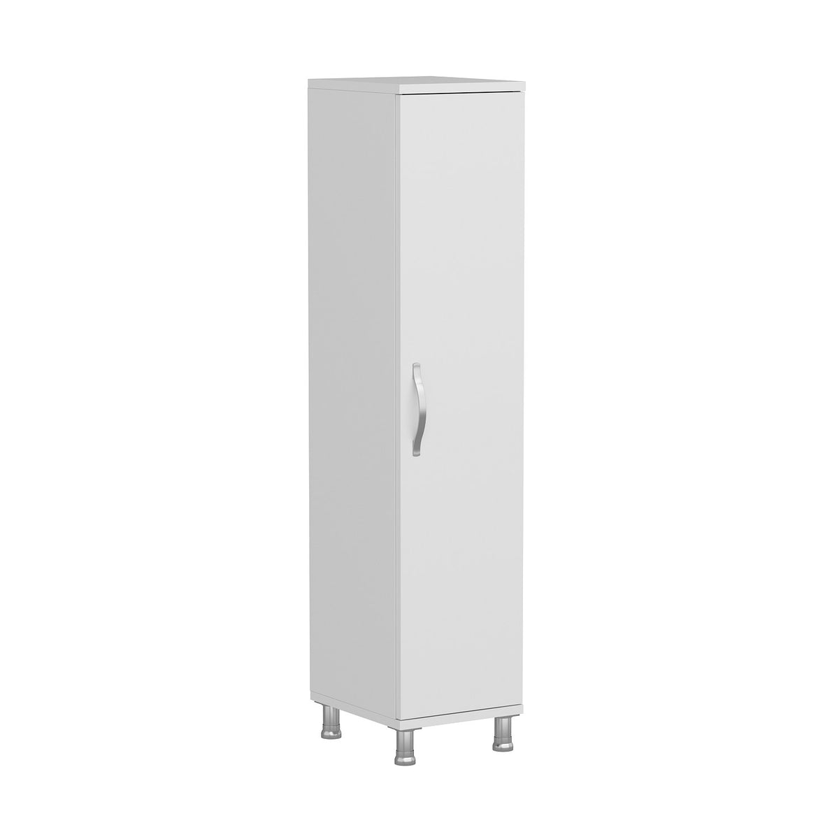 Στήλη Αποθήκευσης Kimolos Λευκό 29x34x130 εκ. Μελαμίνης
