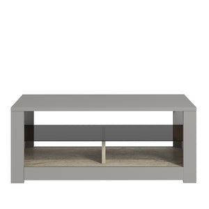 Τραπεζάκι Σαλονιού Vorizia Γκρι - Travertine 90x45x37 εκ. Μελαμίνης