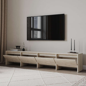 Έπιπλο Τηλεόρασης Meronas Travertine 180x35x40 εκ. Μελαμίνης
