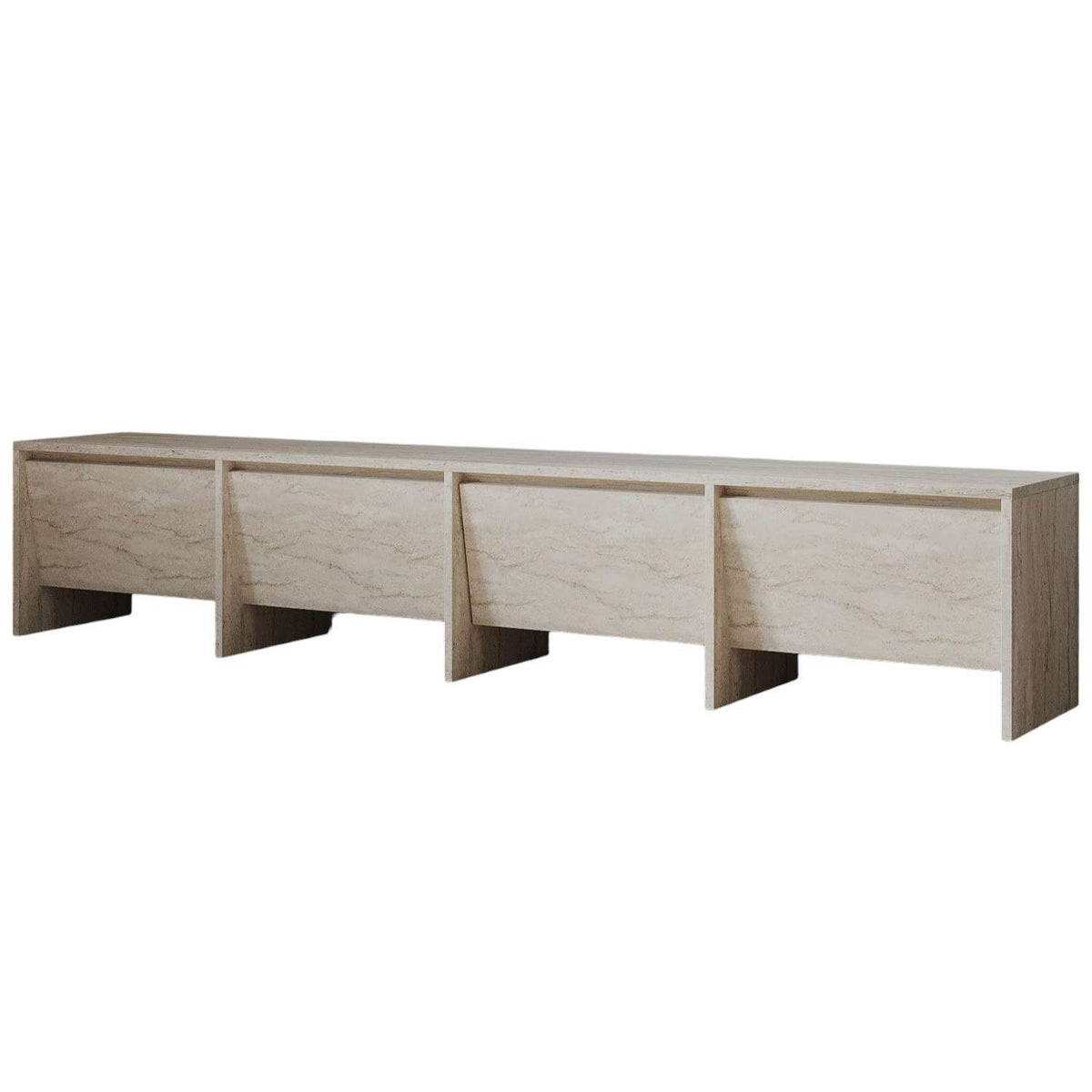 Έπιπλο Τηλεόρασης Meronas Travertine 180x35x40 εκ. Μελαμίνης