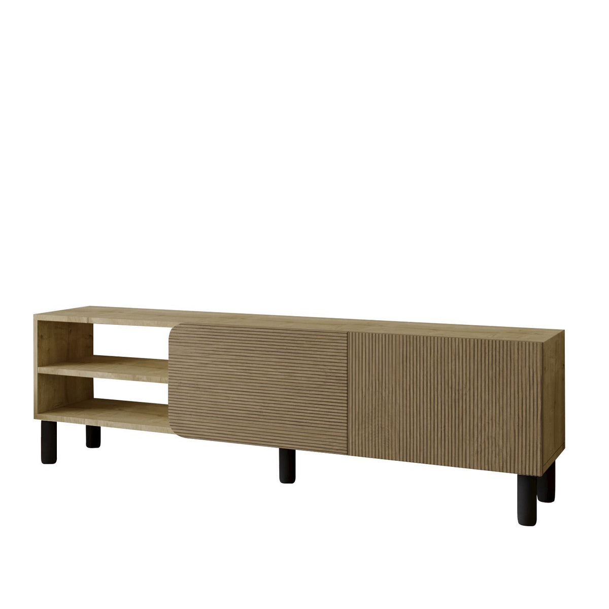 Έπιπλο Τηλεόρασης Stylida Δρυς Θερμό - Δρυς Sapphire 150x31.4x48.2 εκ. Μελαμίνης