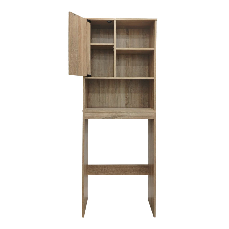 Έπιπλο μπάνιου Tazien  σε sonoma απόχρωση 60x24x168.5εκ - Pakobazaar