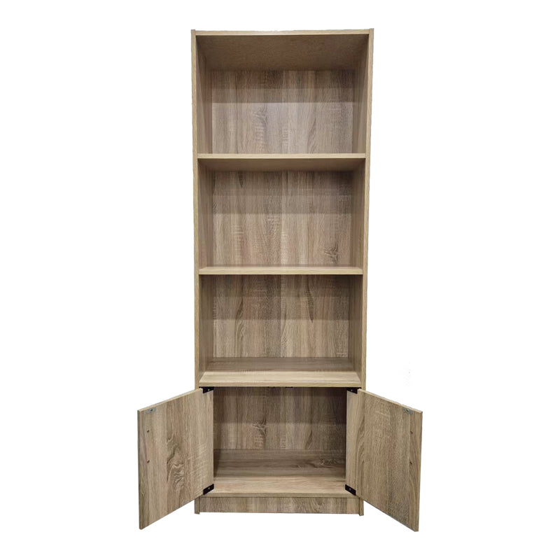 Βιβλιοθήκη Tekaro  σε sonoma απόχρωση 60x29x166εκ - Pakobazaar