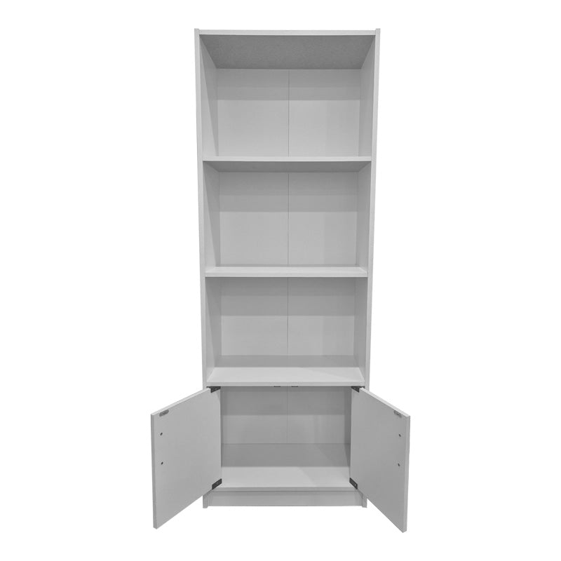 Βιβλιοθήκη Tekaro  σε λευκή απόχρωση 60x29x166εκ - Pakobazaar